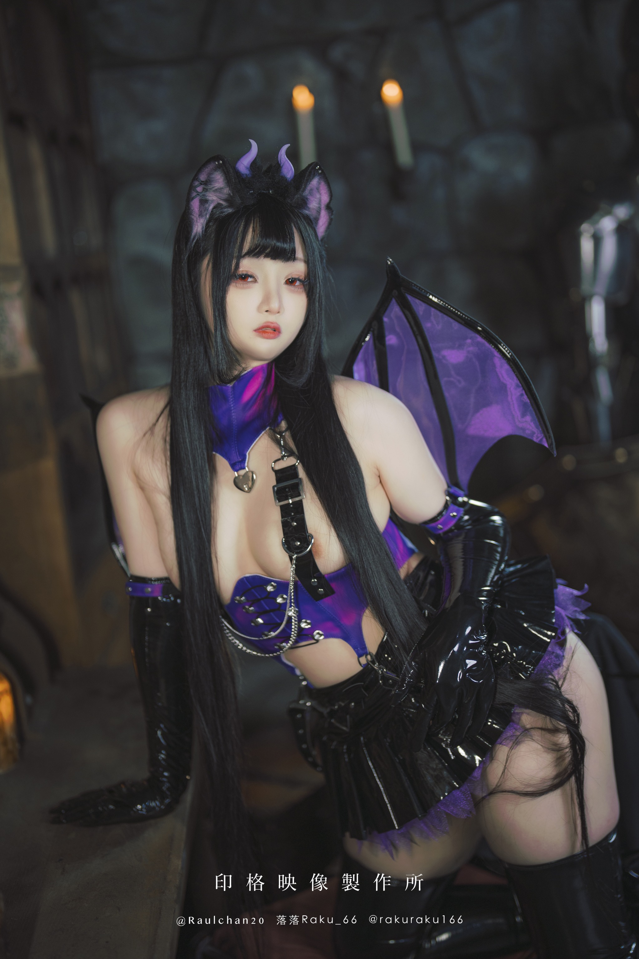 落落Raku - NO.041 实习♡魅魔[42P]-XikXak